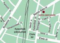 Hotel Griff Junior Budapest Map