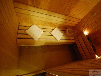 Finnish sauna of Hotel Sunshine for guests searching  for relaxation - Hotel Sunshine Budapest - cheap hotel next to Kobanya-Kispest suwbay stop in Budapest